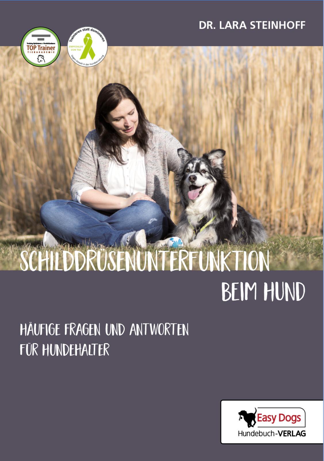 Buchtitel des Buchs "Schilddrüsenunterfunktion beim Hund"